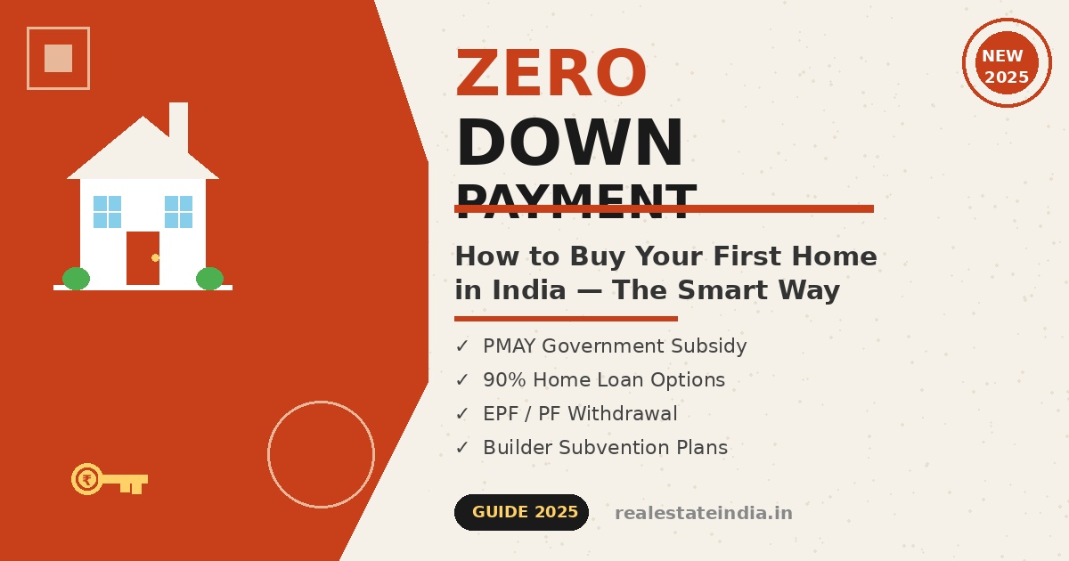 How to Buy Your First Home in India Without a Down Payment